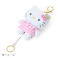 Japan Sanrio Reel Mascot Holder - Hello Kitty : Fantasy Collection Mermaid Blue - 4