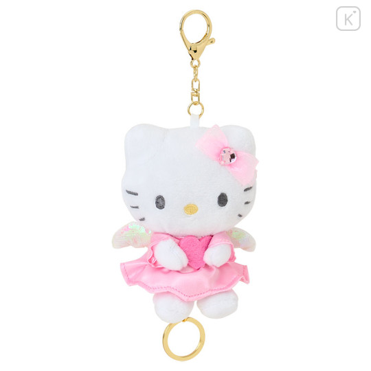 Japan Sanrio Reel Mascot Holder - Hello Kitty : Fantasy Collection Angel - 1