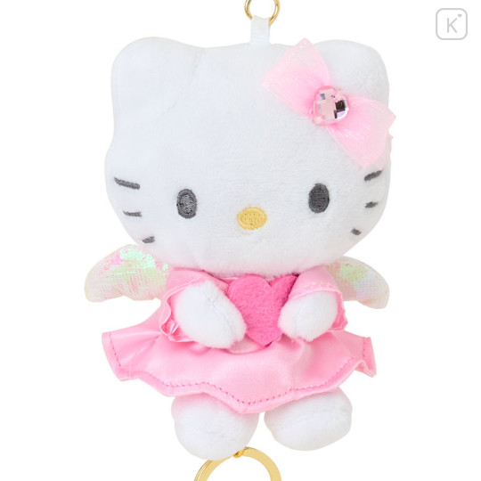 Japan Sanrio Reel Mascot Holder - Hello Kitty : Fantasy Collection Angel - 3