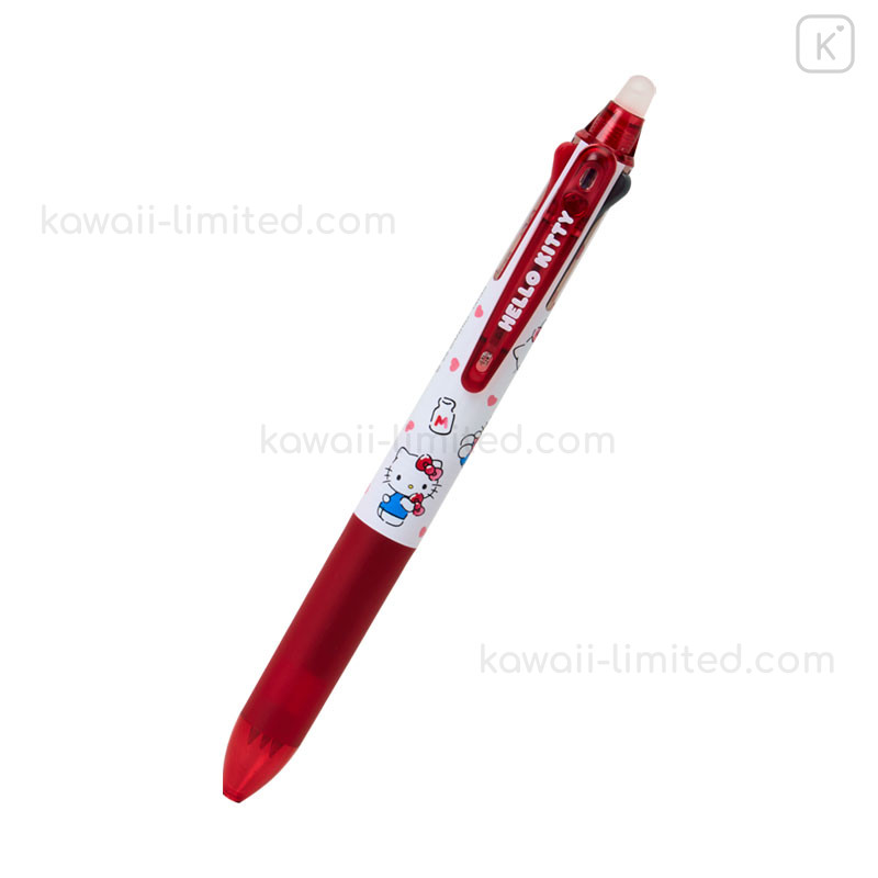Japan Sanrio Original FriXion Ball 3 Color Multi Erasable Gel Pen