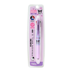 Japan Sanrio Original FriXion Ball 3 Color Multi Erasable Gel Pen - Kuromi