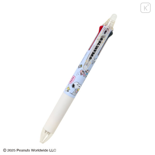 Japan Sanrio Original FriXion Ball 3 Color Multi Erasable Gel Pen - Snoopy - 2