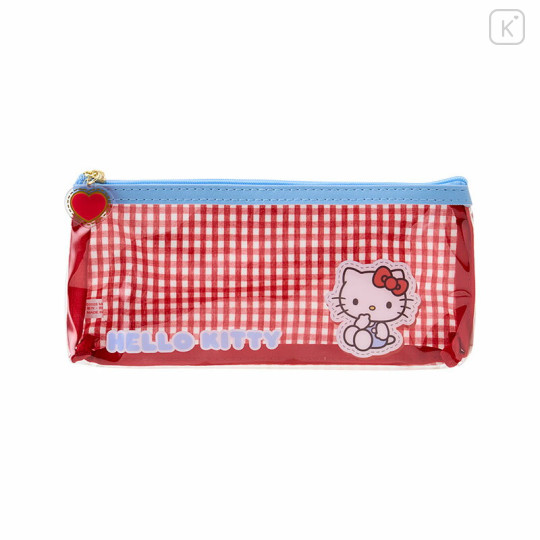 Japan Sanrio Original Clear Pen Case - Hello Kitty - 1