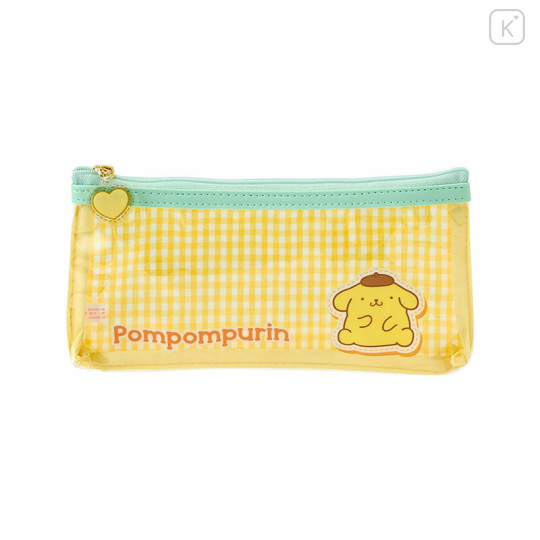 Japan Sanrio Original Clear Pen Case - Pompompurin - 1