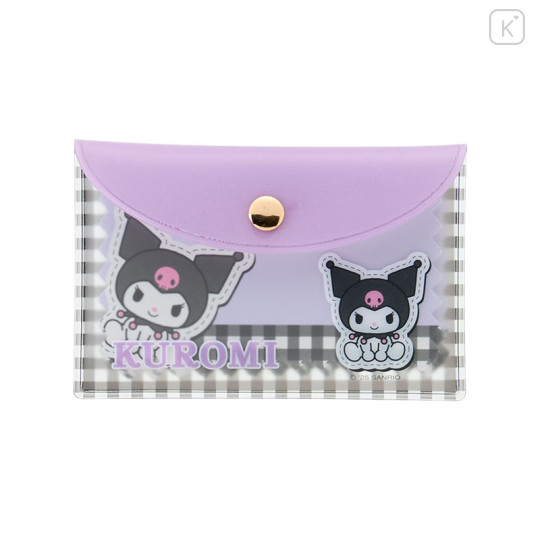 Japan Sanrio Original Memo & Card Case - Kuromi - 1