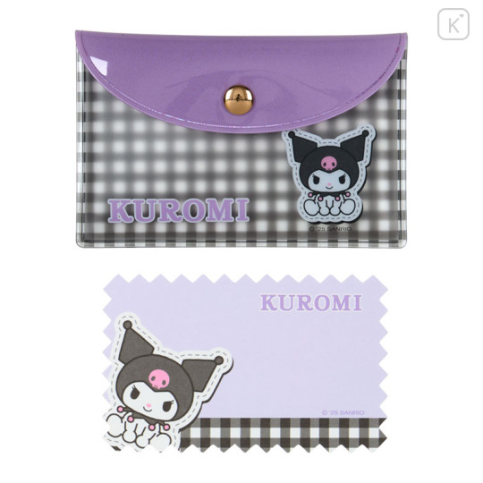 Japan Sanrio Original Memo & Card Case - Kuromi - 2