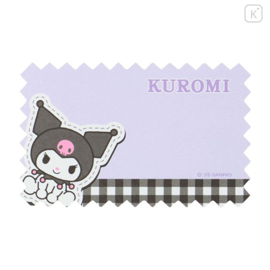 Japan Sanrio Original Memo & Card Case - Kuromi - 4