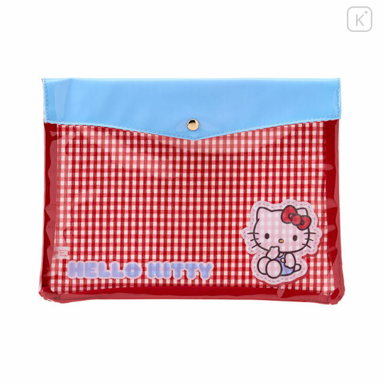Japan Sanrio Original Clear Flat Case - Hello Kitty - 1