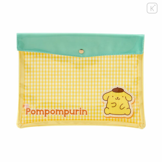 Japan Sanrio Original Clear Flat Case - Pompompurin - 1