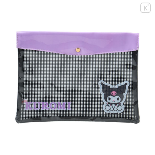 Japan Sanrio Original Clear Flat Case - Kuromi - 1