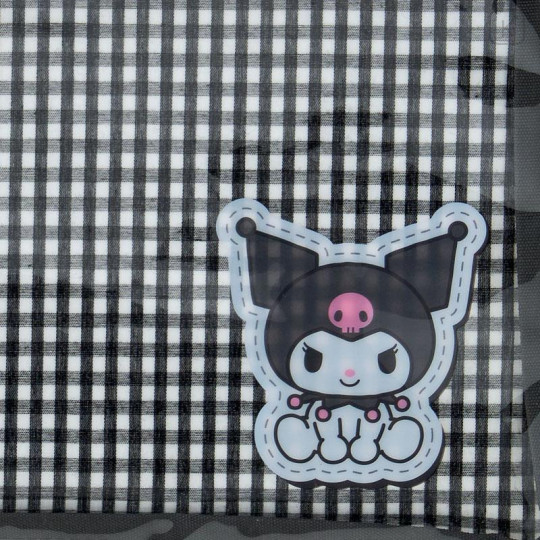 Japan Sanrio Original Clear Flat Case - Kuromi - 4