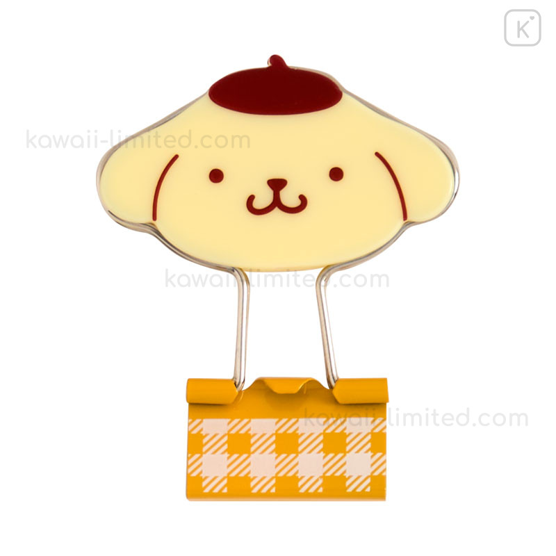 Japan Sanrio Original Double Clip Set - Pompompurin | Kawaii