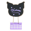 Japan Sanrio Original Double Clip Set - Kuromi - 3