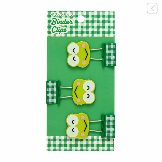 Japan Sanrio Original Double Clip Set - Keroppi - 1