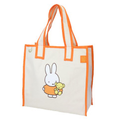 Japan Miffy Canvas Tote Bag - Miffy : Bear Orange