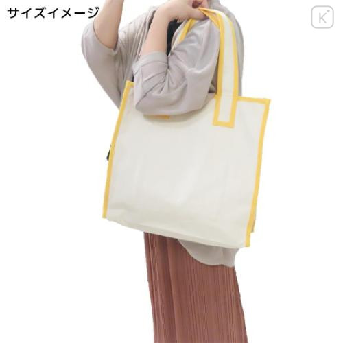 Japan Miffy Canvas Tote Bag - Miffy : Bear Orange - 6