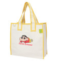 Japan Crayon Shin-chan Canvas Tote Bag - Shinnosuke Nohara : Yellow - 1