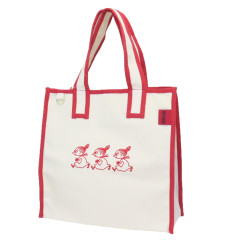 Japan Moomin Canvas Tote Bag - Little My : Red