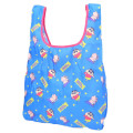 Japan Crayon Shin-chan Eco Shopping Bag With Pocket - Shinnosuke Nohara : Blue Star - 1