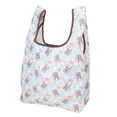 Japan Disney Eco Shopping Bag With Pocket - Stitch : Aloha Dance
