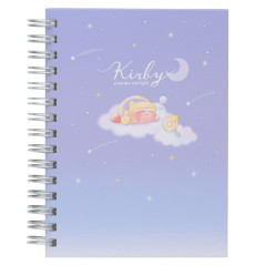 Japan Kirby A6 Ring Notebook - Kirby : Pupupu Starlight