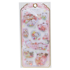 Japan Mochimochi Panda Water Puffy Sticker - Fruit Party