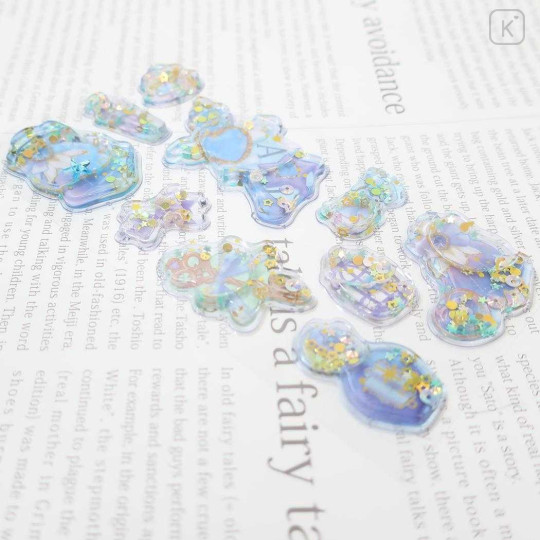 Japan Miracle A La Mode Water Puffy Sticker - Blue - 2