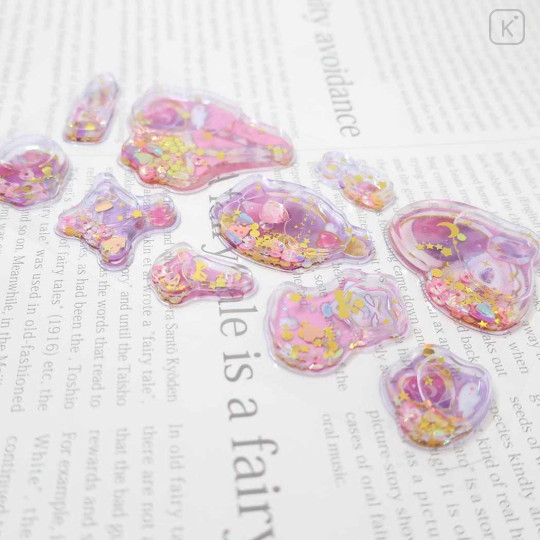 Japan Miracle A La Mode Water Puffy Sticker - Pink - 2