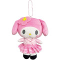 Japan Sanrio Ballchain Mascot Pouch - My Melody : Uniform - 1