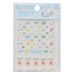 Japan Sanrio Petit Sticker Nail Sticker - Cinnamoroll : Ribbon