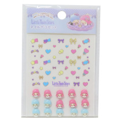 Japan Sanrio Petit Sticker Nail Sticker - Little Twin Stars : Ribbon