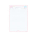 Japan Sanrio A6 Notepad - Little Twin Stars : 50th Anniversary White Pink - 2
