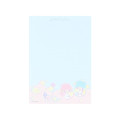 Japan Sanrio A6 Notepad - Little Twin Stars : 50th Anniversary White Pink - 3