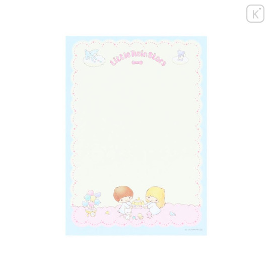 Japan Sanrio A6 Notepad - Little Twin Stars : 50th Anniversary Sky Afternoon Tea - 2