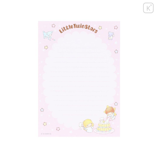 Japan Sanrio A6 Notepad - Little Twin Stars : 50th Anniversary Sky Afternoon Tea - 3