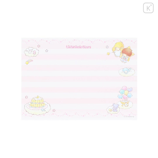Japan Sanrio A6 Notepad - Little Twin Stars : 50th Anniversary Sky Afternoon Tea - 4