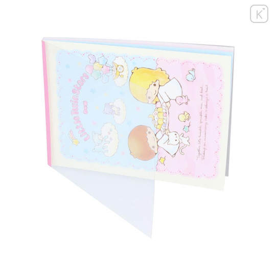 Japan Sanrio A6 Notepad - Little Twin Stars : 50th Anniversary Sky Afternoon Tea - 6