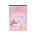 Japan Sanrio A6 Notepad - My Melody : 50th Anniversary Writing Letters To Friends - 1