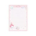 Japan Sanrio A6 Notepad - My Melody : 50th Anniversary Writing Letters To Friends - 2