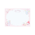 Japan Sanrio A6 Notepad - My Melody : 50th Anniversary Writing Letters To Friends - 4