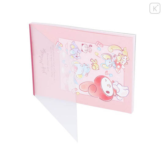 Japan Sanrio A6 Notepad - My Melody : 50th Anniversary Writing Letters To Friends - 6