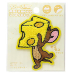 Japan Tom and Jerry Patch Fluffy Embroidery Sticker For Cloth Surface - Tom & Jerry : Cheese & Jerry