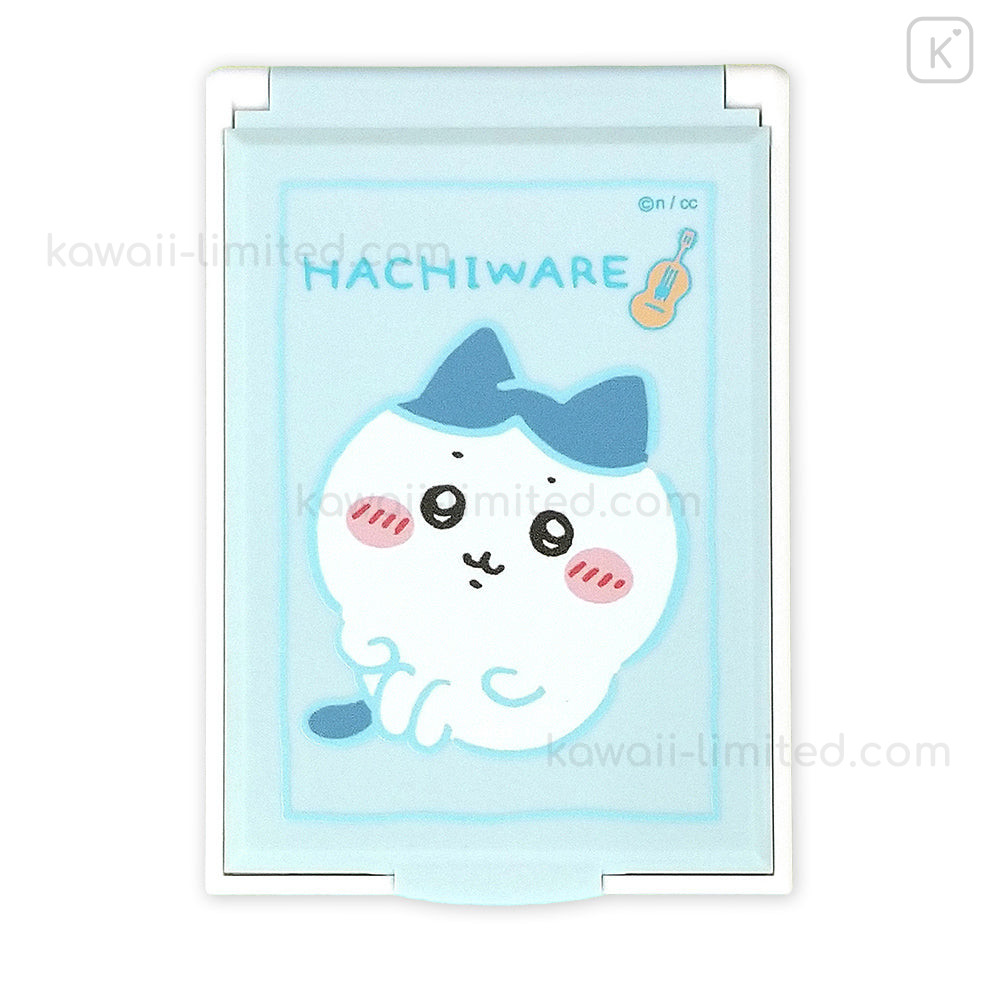 小物 hm Japan Chiikawa Folding Mirror - Hachiware : Blue | Kawaii