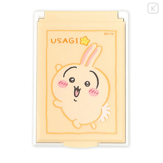 Japan Chiikawa Folding Mirror - Usagi : Orange - 1
