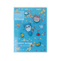 Japan Chiikawa A5 Clear File - Furuhonya Kani-chan & Momonga : Sequin River Comic Scene Cider Fruit Punch - 2