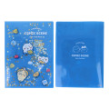Japan Chiikawa A5 Clear File - Chiikawa & Hachiware & Usagi : Sequin River Comic Scene Cider Fruit Punch - 1