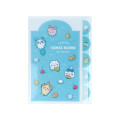 Japan Chiikawa 5 Pockets A4 Clear File - Chiikawa : River Comic Scene Cider Fruit Punch - 2