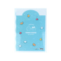 Japan Chiikawa 5 Pockets A4 Clear File - Chiikawa : River Comic Scene Cider Fruit Punch - 3