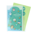 Japan Chiikawa 5 Pockets A4 Clear File - Chiikawa : River Comic Scene Cider Fruit Punch - 4