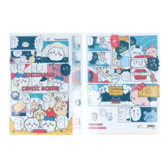 Japan Chiikawa 5 Pockets A4 Clear File - Chiikawa : Comic Scene Treasure